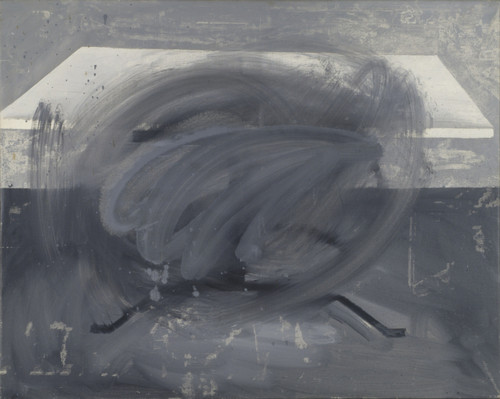 Gerhard Richter, Tisch (Table), 1962, Huile sur toile, 90 X 113 cm, San Francisco Museum of Modern Art, Courtesy Gerhard Richter, 2016 - Agrandir l'image, .JPG 225Ko (fenêtre modale)