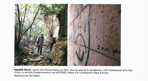 Hendrik Sturm, Marche sur Mouans-santoux, 2011 - Agrandir l'image, .JPG 841Ko (fenêtre modale)