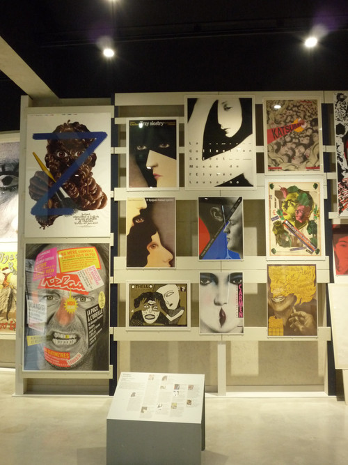 Exposition "La Collection" Centre National du graphisme Chaumont - scénographie Jean Schneider - Agrandir l'image, .JPG 2.9Mo (fenêtre modale)