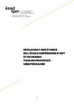 Règlement des études