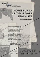 Notes sur la critique d’art féministe