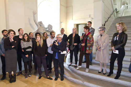 Vernissage de l'exposition - Agrandir l'image, .JPG 7.9Mo (fenêtre modale)