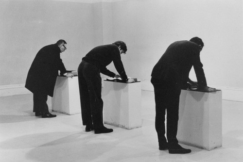 Working Drawings and Other Visible Things on Paper Not Necessarily Meant to Be Viewed as Art, 1966 - Agrandir l'image, .JPG 44Ko (fenêtre modale)