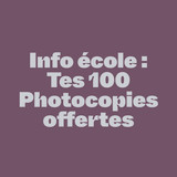 Photocopies offertes